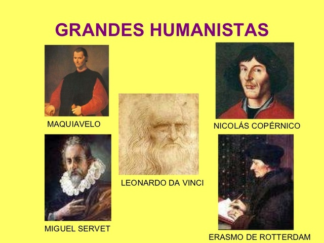 Aparecen grandes humanistas