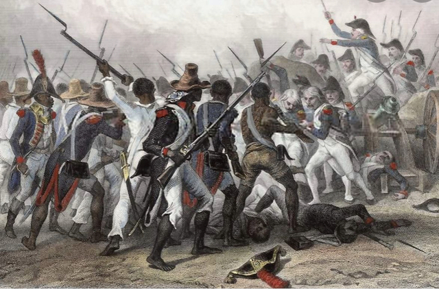 War of Knives begins for control of St. Domingue
