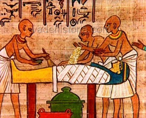 Embalsamamientos de faraones: 3000 a.C