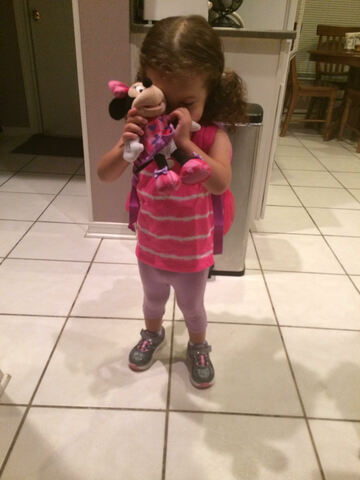 My first day of preschool