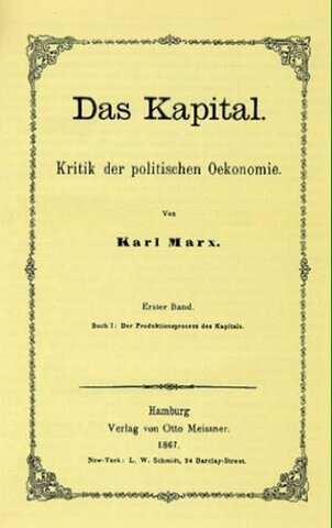 Marx: primeiro tomo de O Capital