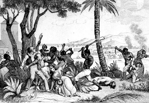 Slaves Rise Up on Northern Plantations of St. Domingue