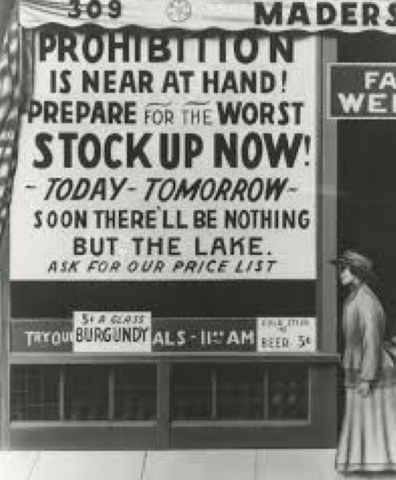 Prohibition in The United States