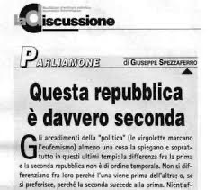La Seconda Repubblica