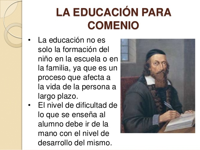 La educación para Comenio