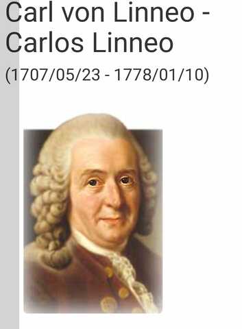 Carl von linnaeus