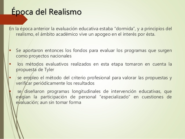 Época del Realismo (de aproximadamente 1958 a 1972)