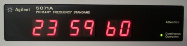 Another second is added, 23:59:60, called a leap second, to end the year 2005.