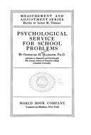 Psychological service for school problems