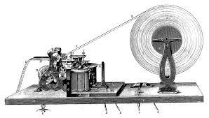 Telégrafo eléctrico de Morse.
