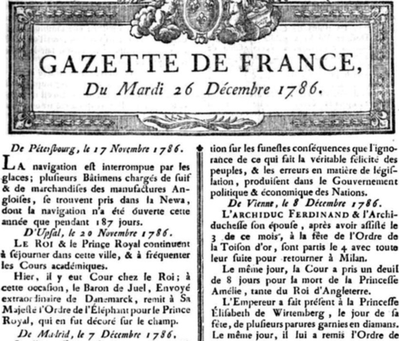 LA ERA GUTEMBERG: La Gazette