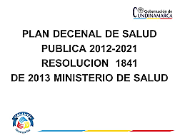 Resolucion 1841 de 2013