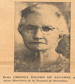 Josefa Toledo. Inicio de la Primer Ola Feminista en Nicaragua
