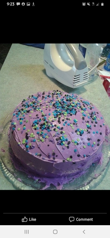 2nd birthday mom made homemade cake