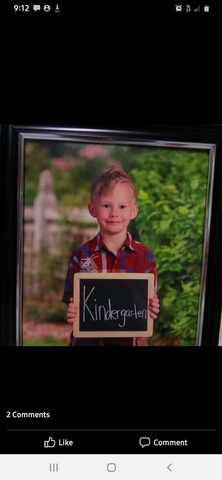 started kindergarten