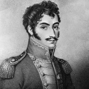 Simon Bolivar Arrives at Merida, Venezuela