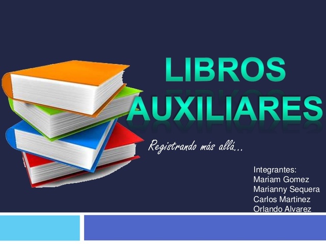 Libros auxiliares