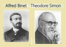 Los trabajos sobre la medida de inteligencia de Binet son llevados a cabo por él y Simon entre estos años (1903-1909)