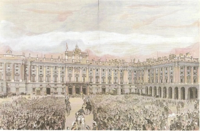 Alfonso XII entra en Madrid