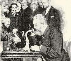 Teléfono de Alexander Graham Bell.