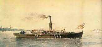 El barco de vapor de John Fitch.