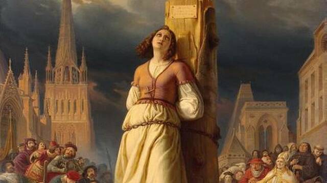Jeanne d´Arc põletati tuleriidal