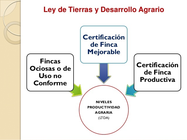 Ley de tierras y desarrollo agrario