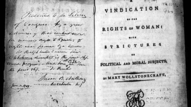 Publication of Vindication of the Rights of Women