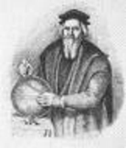 Gaboto surca el Río Paraguay