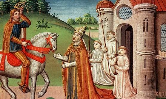 Carlo Magno sconfigge i Longibardi