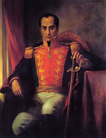 Simon Bolivar arrives at Merida, Venezuela