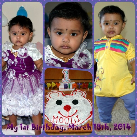 My 1st Birthday!