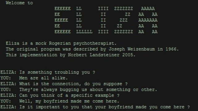 ELIZA da voz a las computadoras