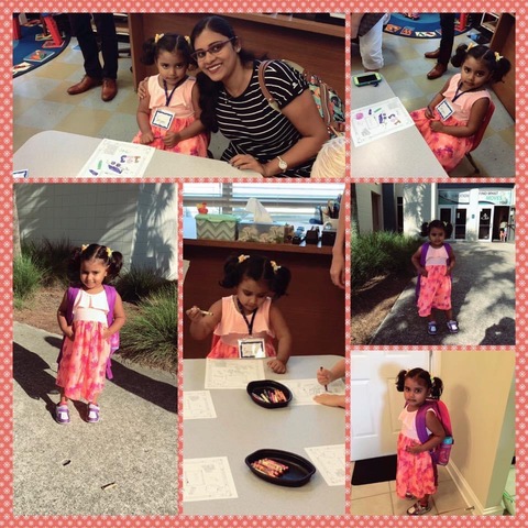 First Day of Pre-school