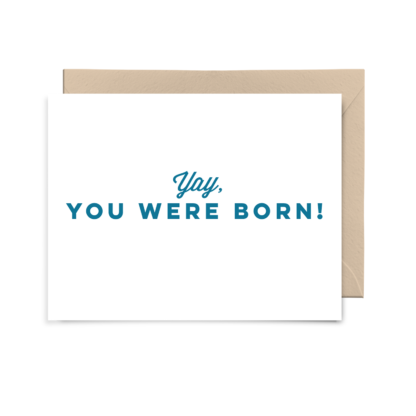 I was born!