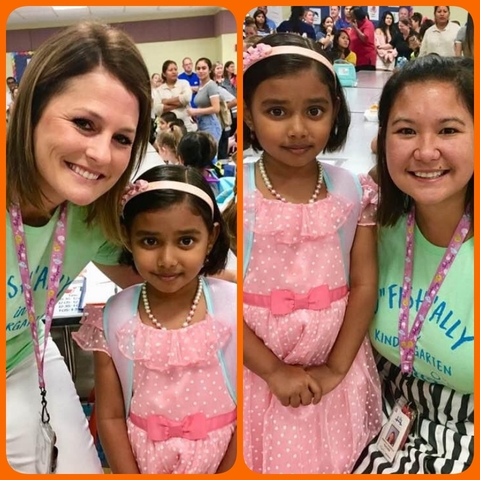 First Day of Kindergarten at Chets Creek