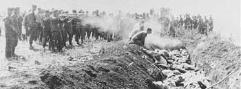 The first findings of death in concentration camps