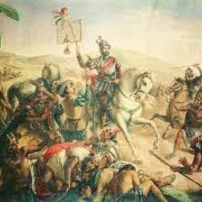 Timeline:  la conquista de México y posterior proceso de colonización
