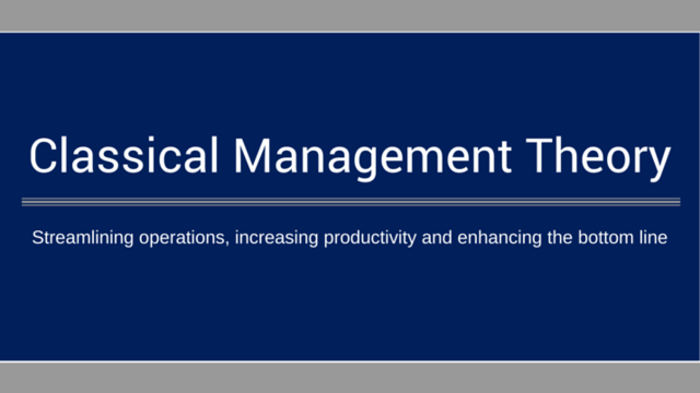 CLASSICAL MANAGEMENT MOVEMENT