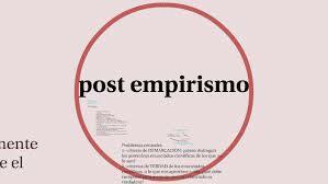 Post empirismo