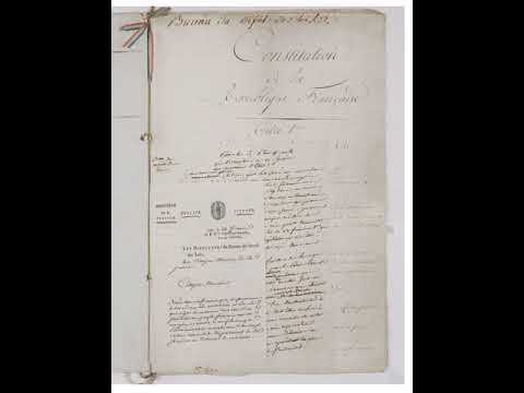 New constitution in France put up for a vote, declares revolution over