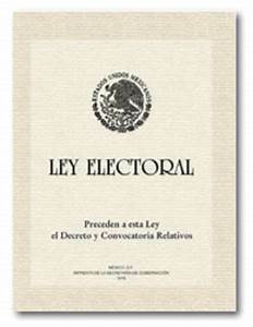 Ley Electoral Federal.