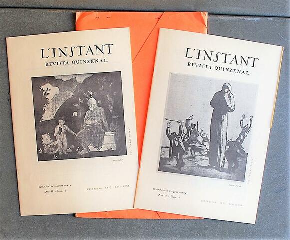 J.Pérez-Jorba edita la revista L'Instant
