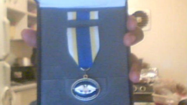 gets her first medal