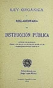 Ley de Instrucción Pública