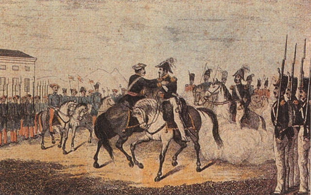 Paz con el abrazo de Vergara