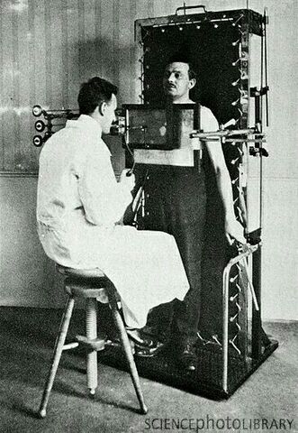 origen de la fluoroscopia