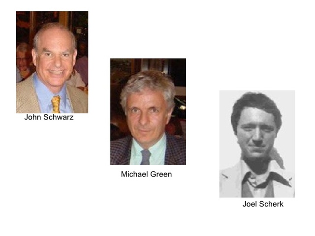 TEORÍA DE CUERDAS (JÖEL SCHERK Y JOHN HENRY SCHWARZ)