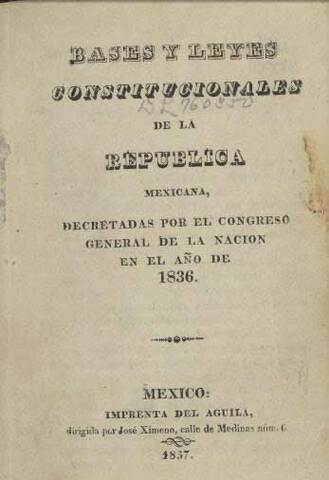 Ley sobre Elecciones de Diputados para el Congreso General y de los Individuos.