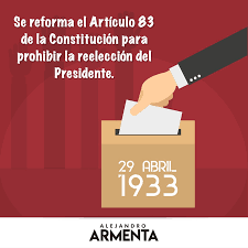 Prohibición de Reelección.